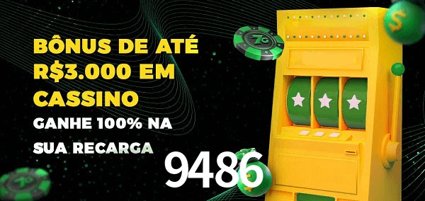 9486 melhor bônus de depósito